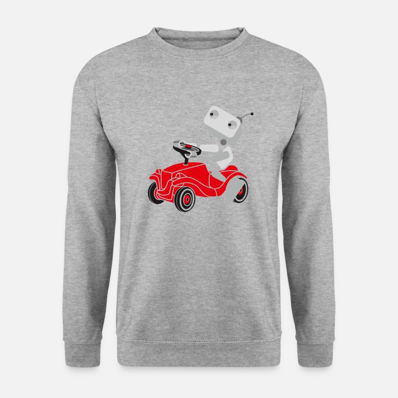Bobby car - Unisex Pullover - Weißgrau meliert