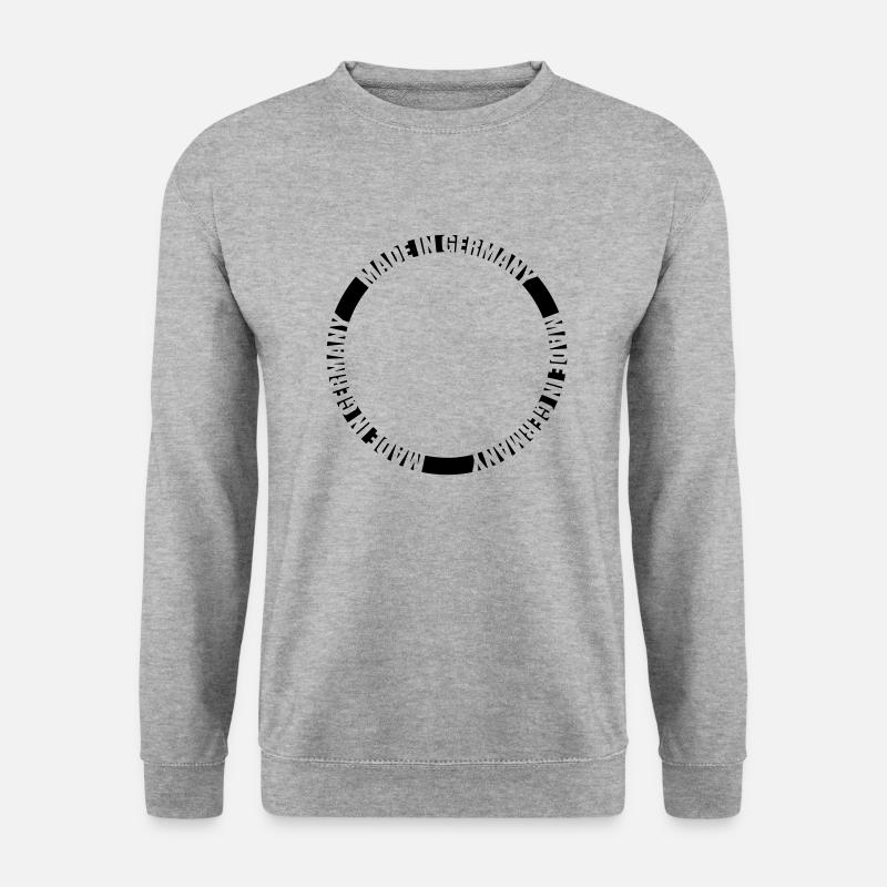 Made in Germany - Unisex Pullover - Weißgrau meliert