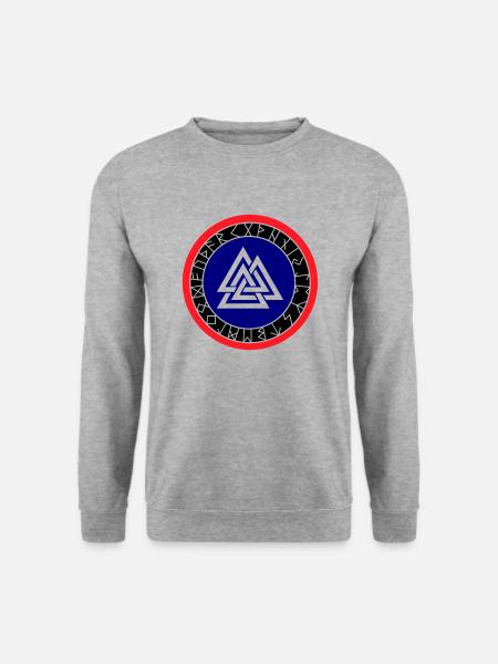 Viking Compass Wotan - Unisex Sweatshirt - salt & pepper