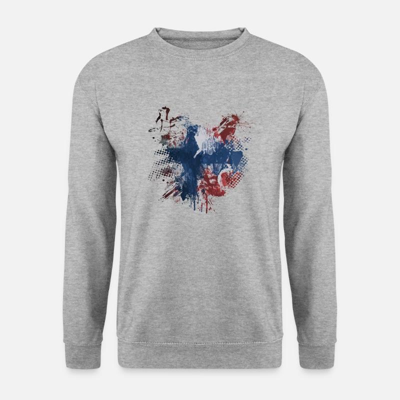 Graffitti Norway - Unisex Sweatshirt - salt & pepper