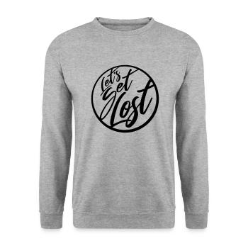 Perdons-nous - Sweat-shirt Unisexe - gris chiné - Devant - Alina (178cm) & Michal (187cm)