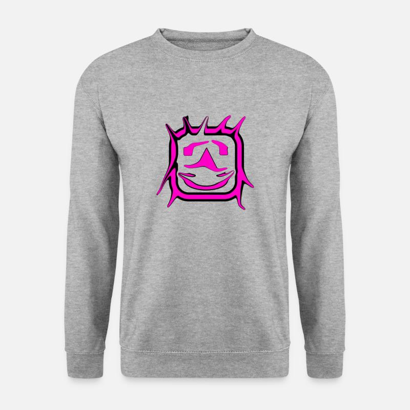 Sommer - Unisex Pullover - Weißgrau meliert