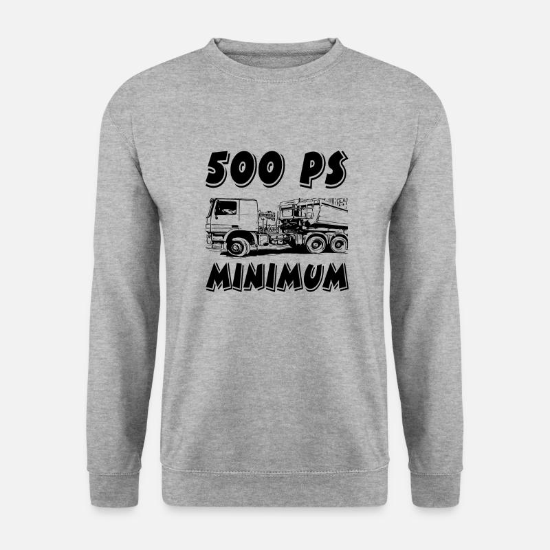 Truck - Unisex Pullover - Weißgrau meliert