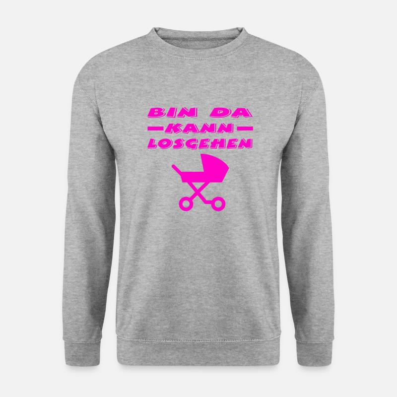 Baby - Unisex Pullover - Weißgrau meliert