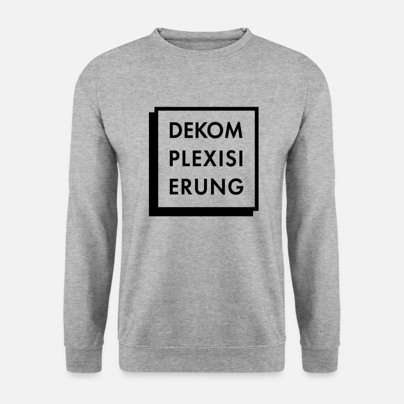 Decomplexization - Unisex Sweatshirt - salt & pepper