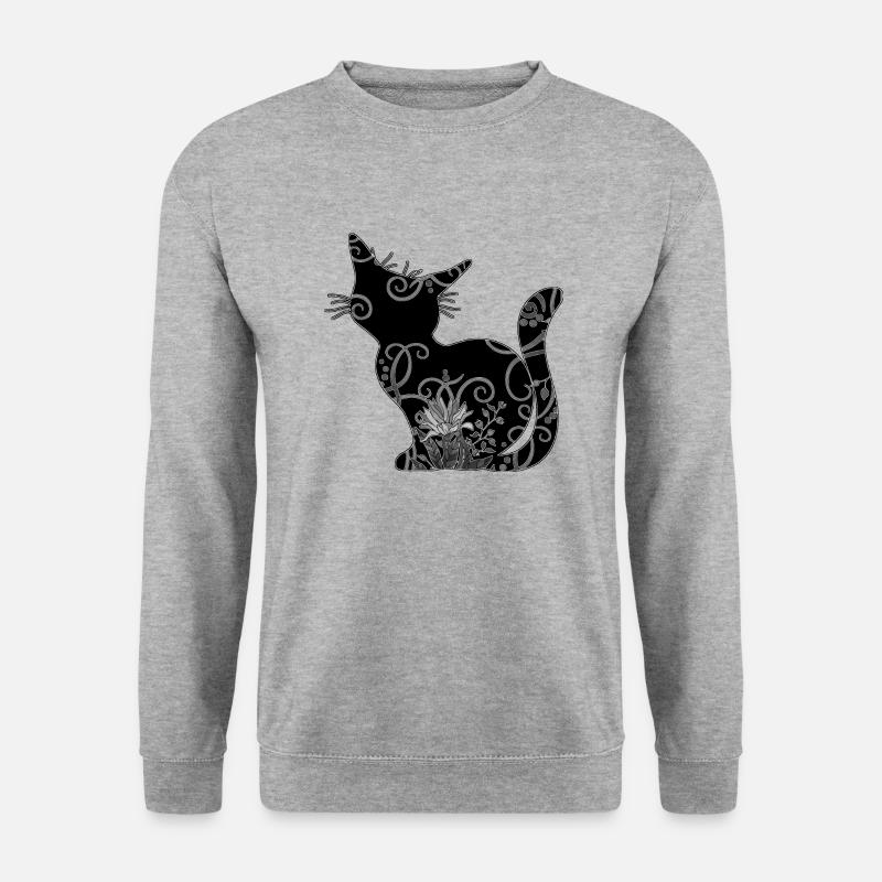 Cat - Unisex Sweatshirt - salt & pepper