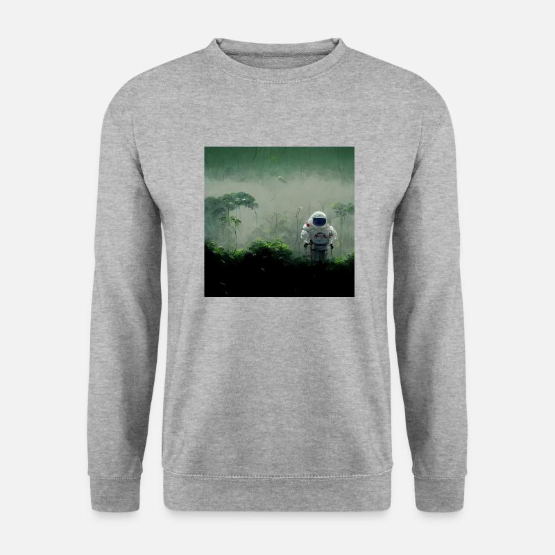 Lonely Voyager 015 - Unisex Pullover - Weißgrau meliert