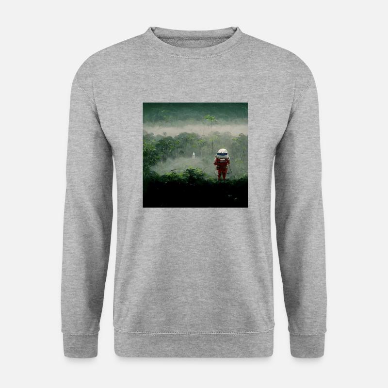 Lonely Voyager 034 - Unisex Pullover - Weißgrau meliert