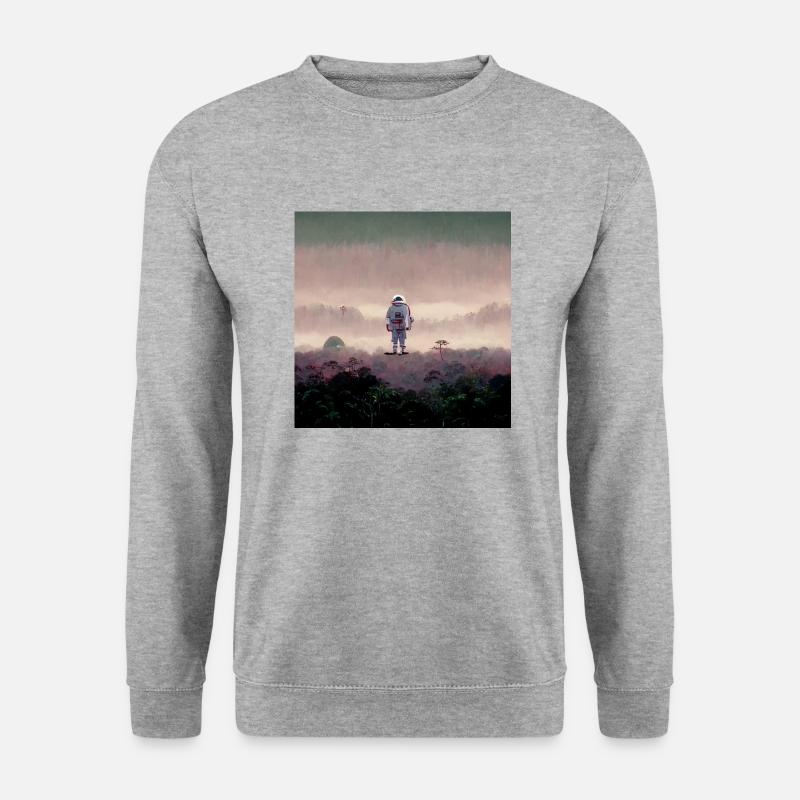 Lonely Voyager 073 - Unisex Pullover - Weißgrau meliert