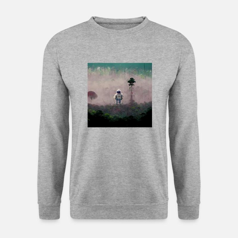 Lonely Voyager 042 - Unisex Pullover - Weißgrau meliert