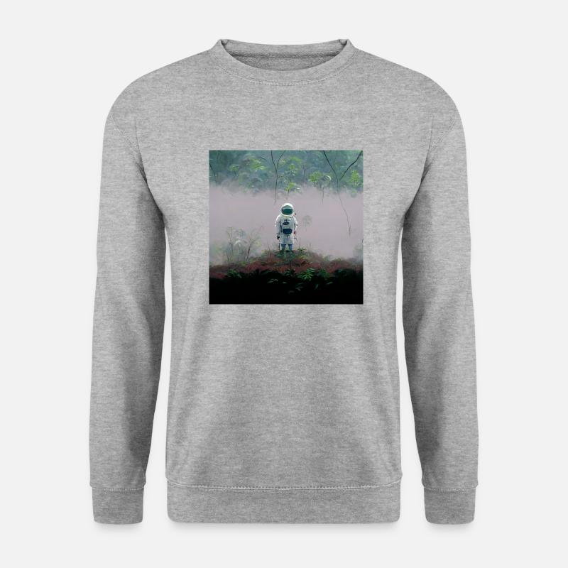 Lonely Voyager 051 - Unisex Pullover - Weißgrau meliert