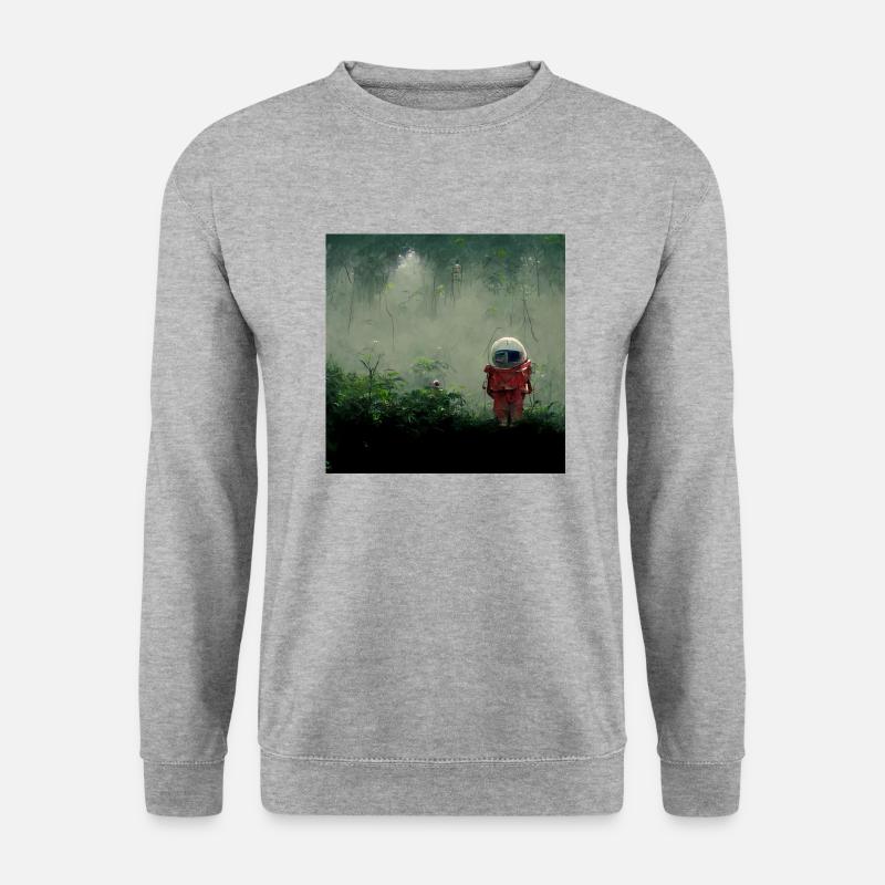 Lonely Voyager 068 - Unisex Pullover - Weißgrau meliert
