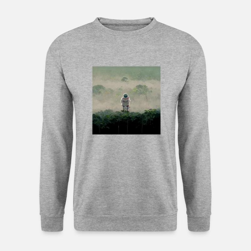 Lonely Voyager 076 - Unisex Pullover - Weißgrau meliert