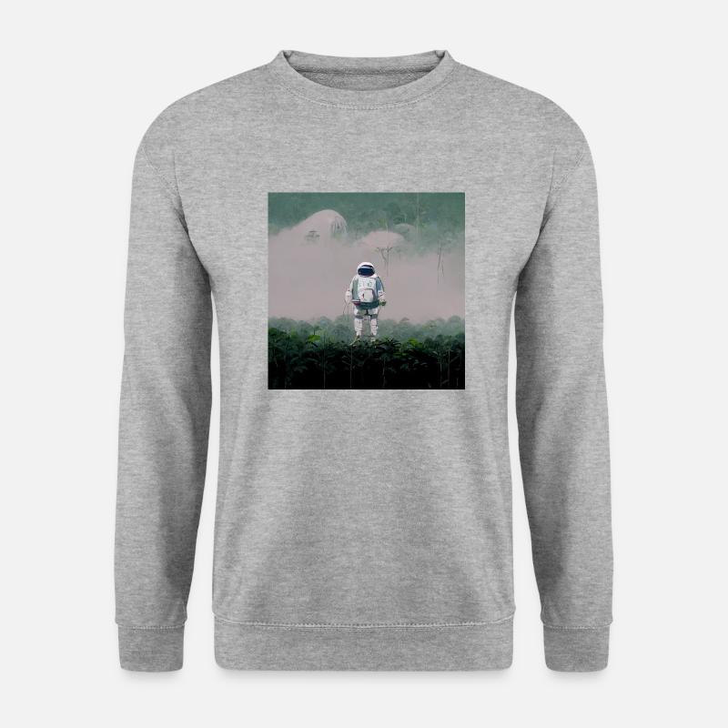 Lonely Voyager 064 - Unisex Pullover - Weißgrau meliert