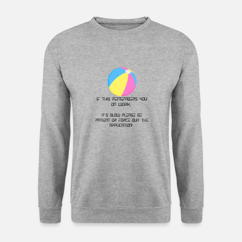 Colour Wheel - Unisex Pullover - Weißgrau meliert