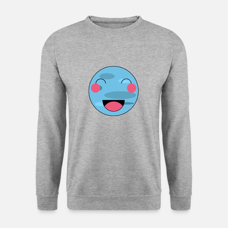 Kawaii - SWEETPLANET - Unisex Pullover - Weißgrau meliert