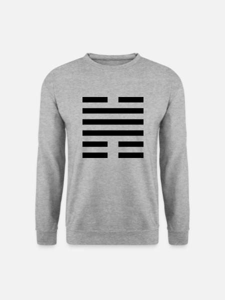 31 Hien - L’Impact (Hexagramme) - Sweat-shirt Unisexe - gris chiné