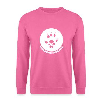 Hedgehog - High Five - neg - Unisex Sweatshirt - pink - Front