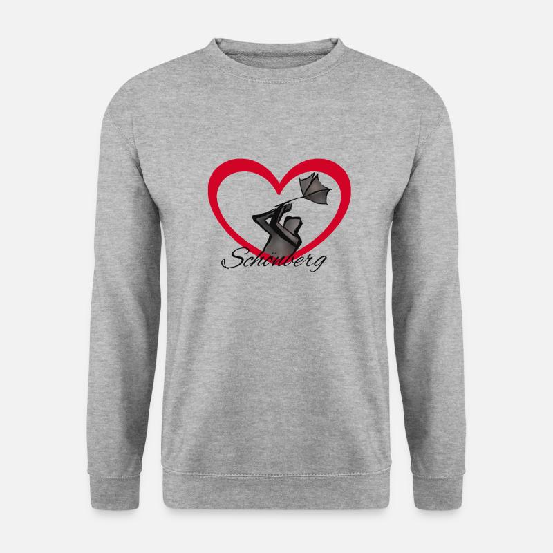 Schönberg Ostsee - Unisex Pullover - Weißgrau meliert