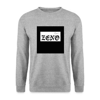 ZENO - Sweat-shirt Unisexe - gris chiné - Devant - Alina (178cm) & Michal (187cm)