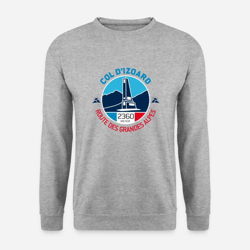 Col d'Izoard 1 - Unisex Sweatshirt - salt & pepper