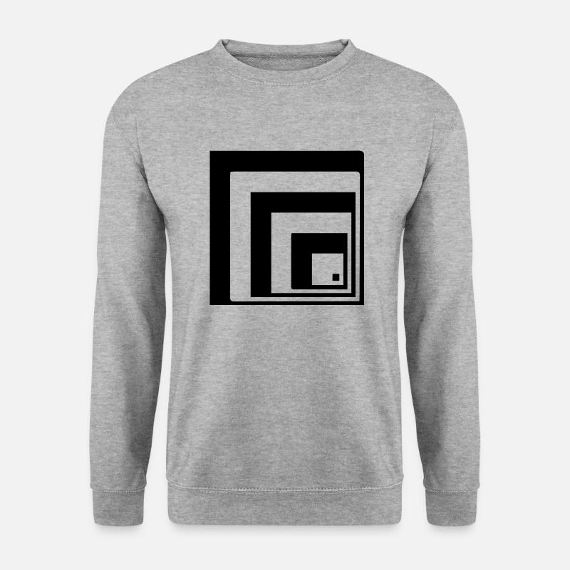 Pyramid or Pathway - Unisex Pullover - Weißgrau meliert