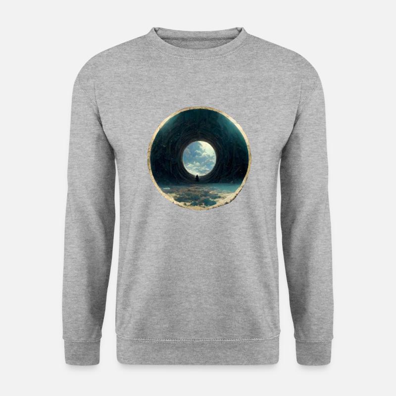 A circle in a circle - Unisex Sweatshirt - salt & pepper