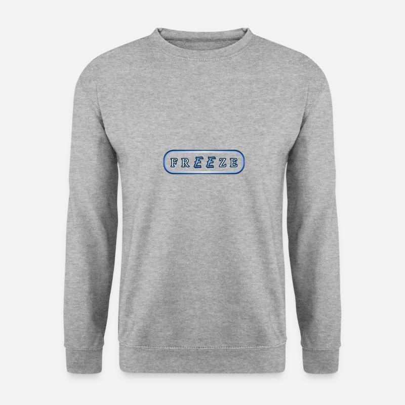 FREEZE - Unisex Pullover - Weißgrau meliert