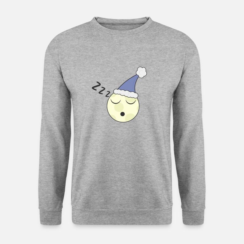 Sleeping Moon - Unisex Sweatshirt - salt & pepper