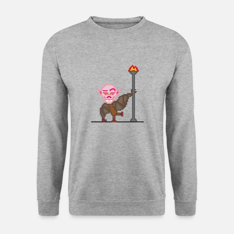 VAXEL - Unisex Pullover - Weißgrau meliert
