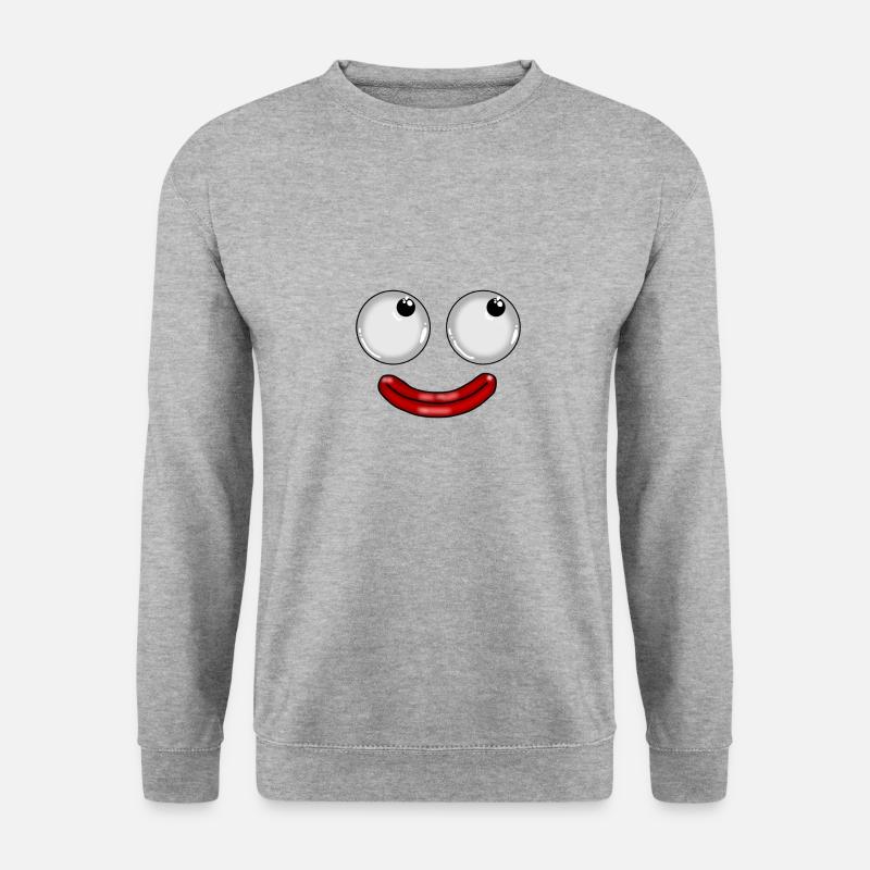 comic eyes - Unisex Sweatshirt - salt & pepper