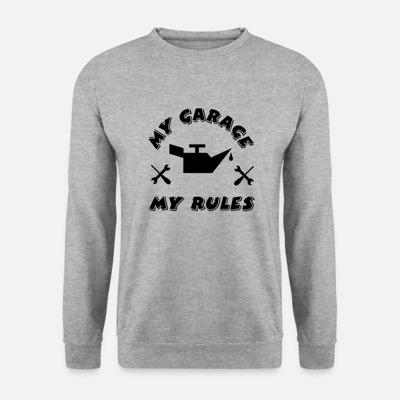 Garage - Unisex Pullover - Weißgrau meliert