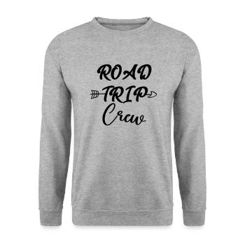 Équipage de voyage en voiture - Sweat-shirt Unisexe - gris chiné - Devant - Alina (178cm) & Michal (187cm)
