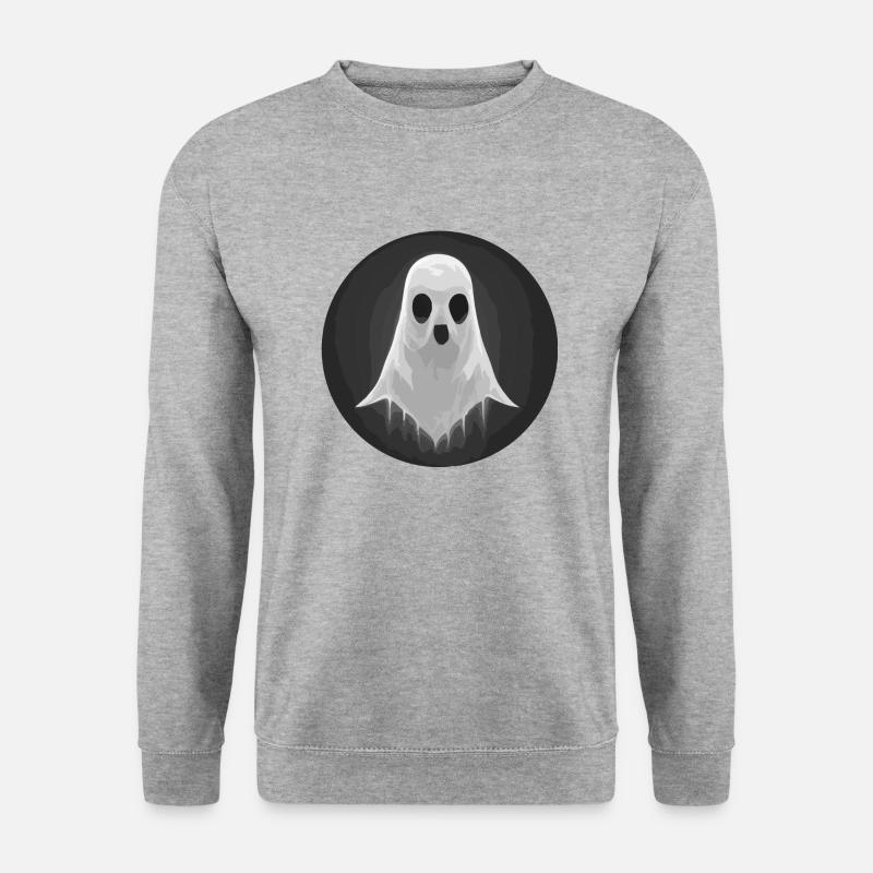 Ghost C.C. - Unisex Pullover - Weißgrau meliert