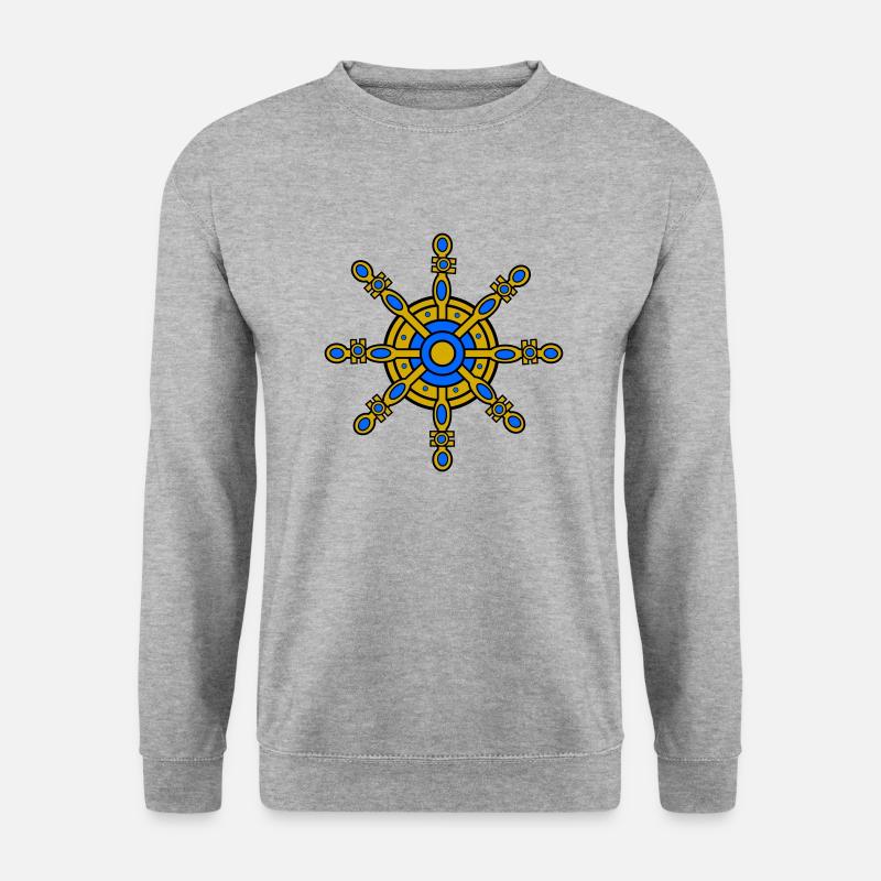 Dharma Rad - Unisex Pullover - Weißgrau meliert