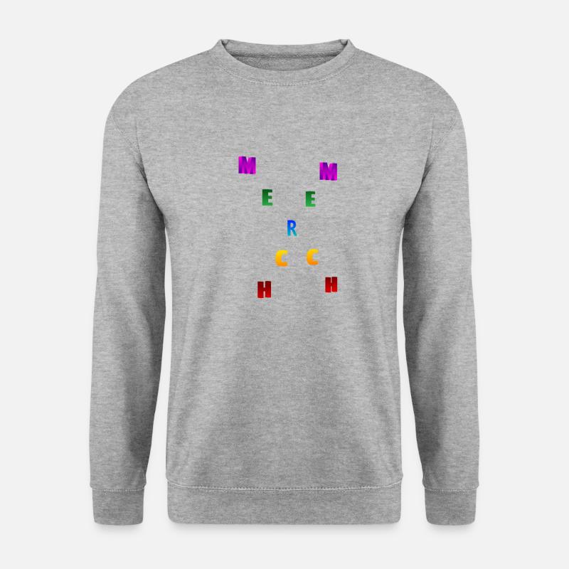 Merch Merch 2 - Unisex Pullover - Weißgrau meliert
