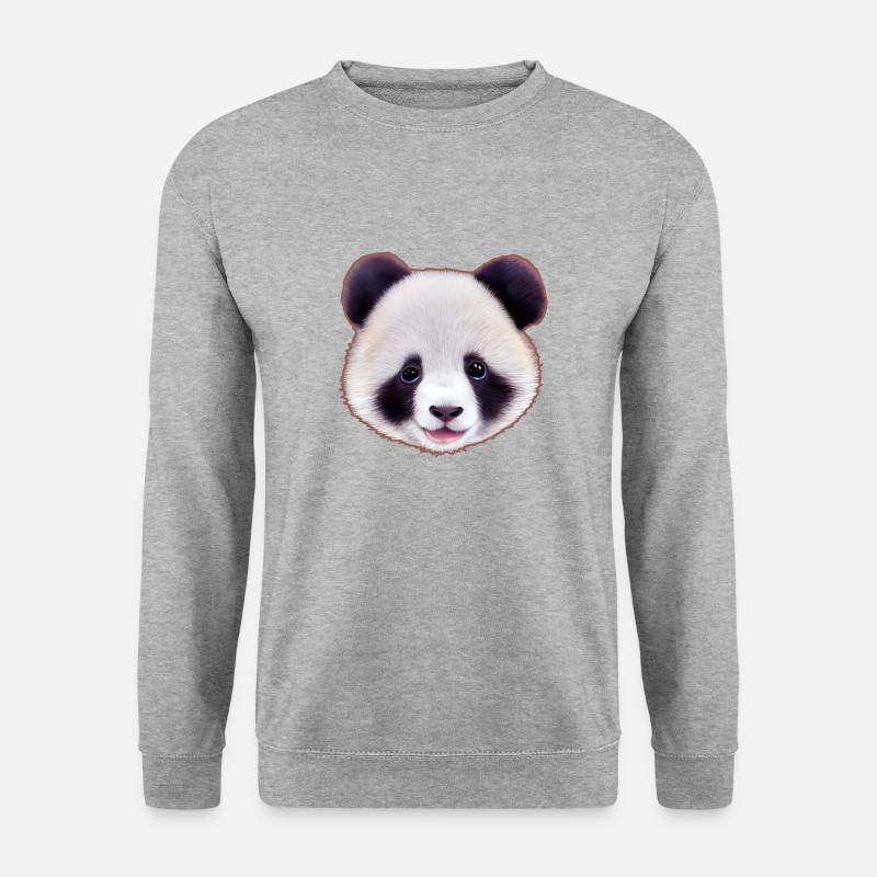 Panda 4 - Unisex Sweatshirt - salt & pepper