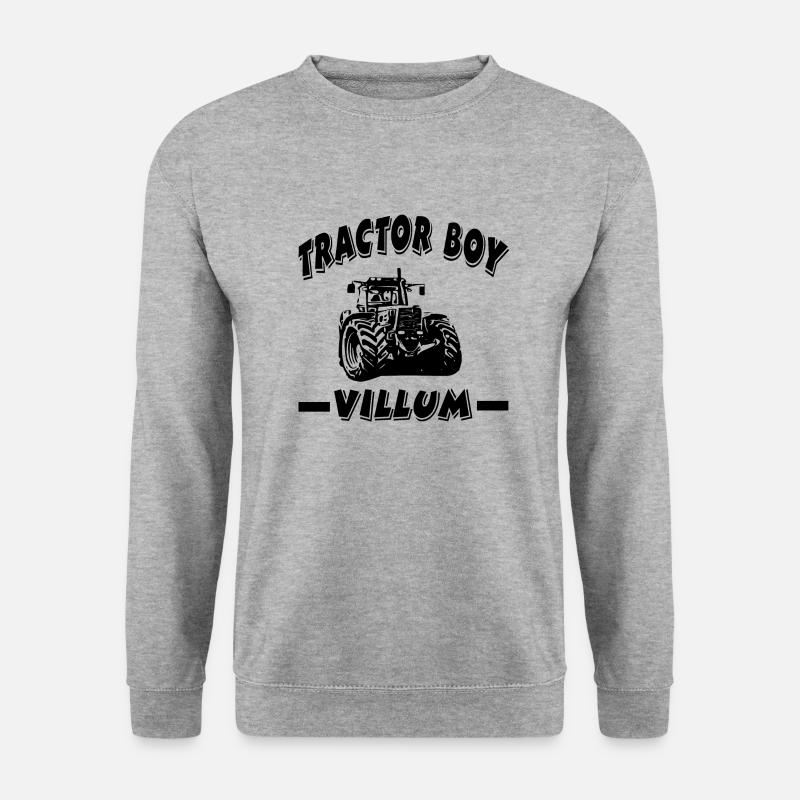 Traktor - Unisex Pullover - Weißgrau meliert