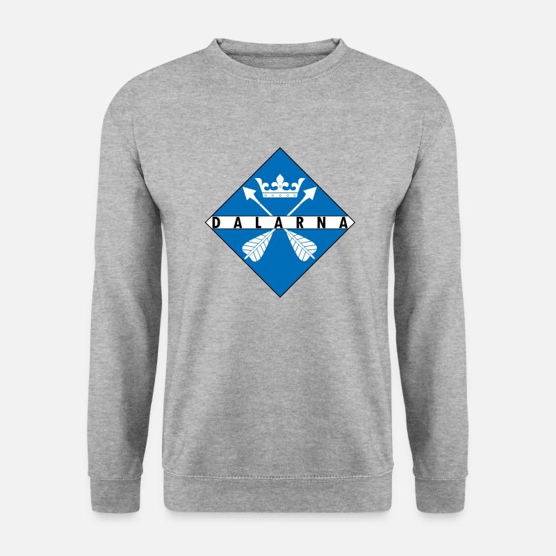 Dalarna - Unisex Pullover - Weißgrau meliert