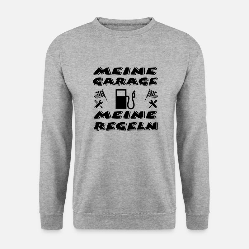 Garage - Unisex Pullover - Weißgrau meliert