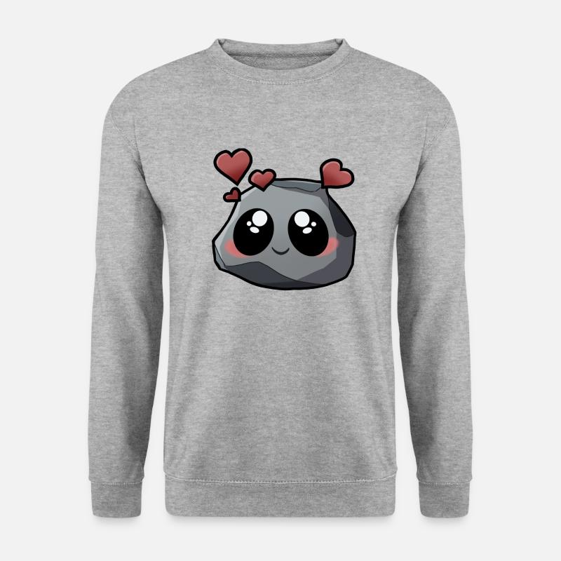 StoneHeart Original - Unisex Pullover - Weißgrau meliert