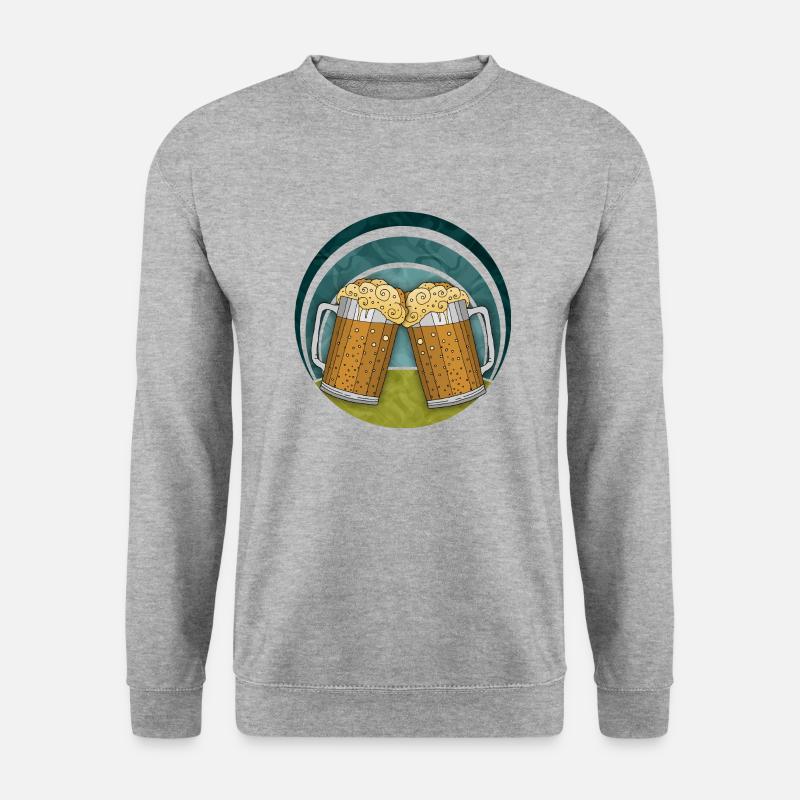 Pints - Unisex Pullover - Weißgrau meliert