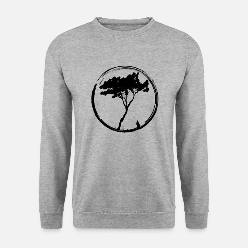 Fuchsbaum - Unisex Pullover - Weißgrau meliert