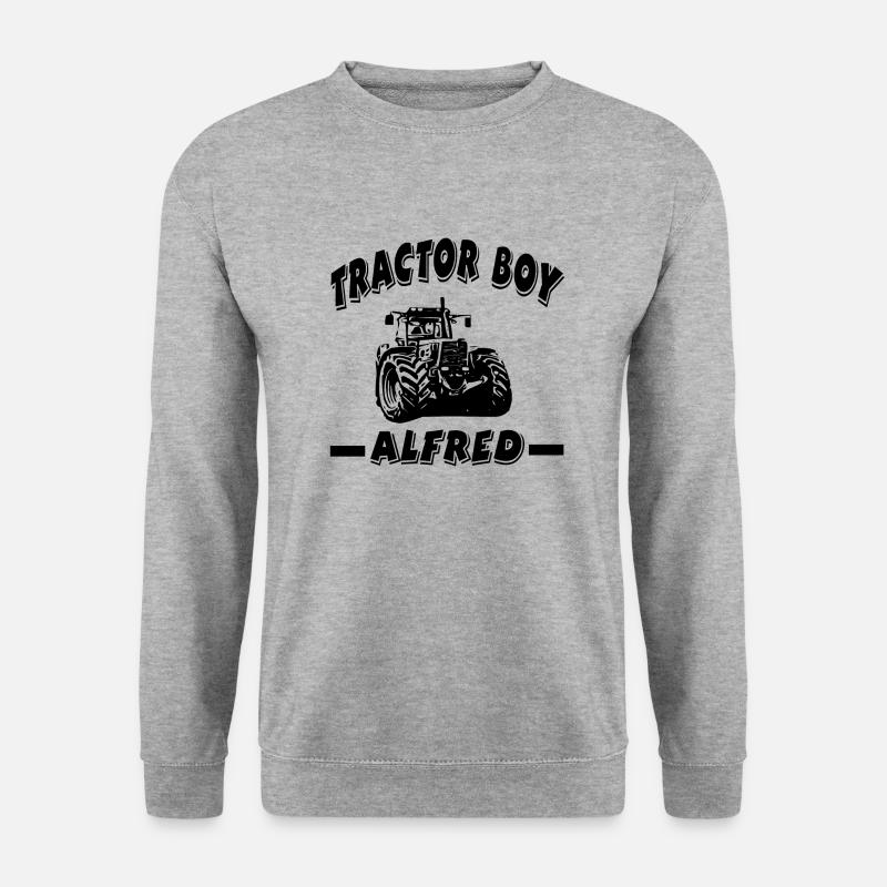 Traktor - Unisex Pullover - Weißgrau meliert