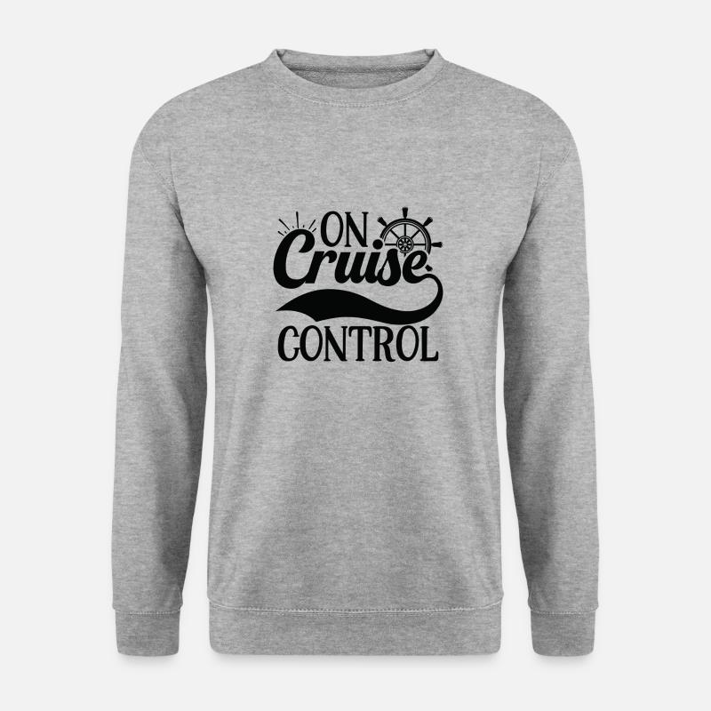 On Cruise Control - Unisex Pullover - Weißgrau meliert