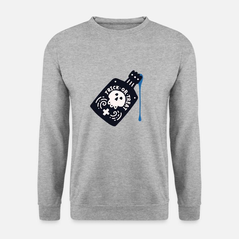 Halloween Tödlicher Trank - Unisex Pullover - Weißgrau meliert