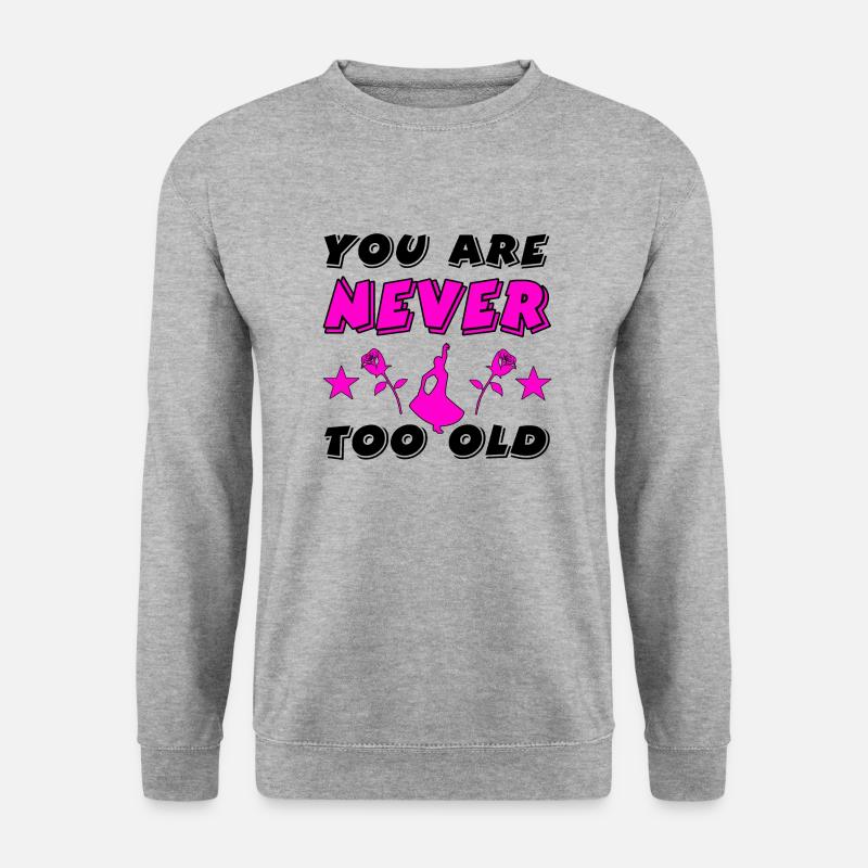 Tanzen - Unisex Pullover - Weißgrau meliert