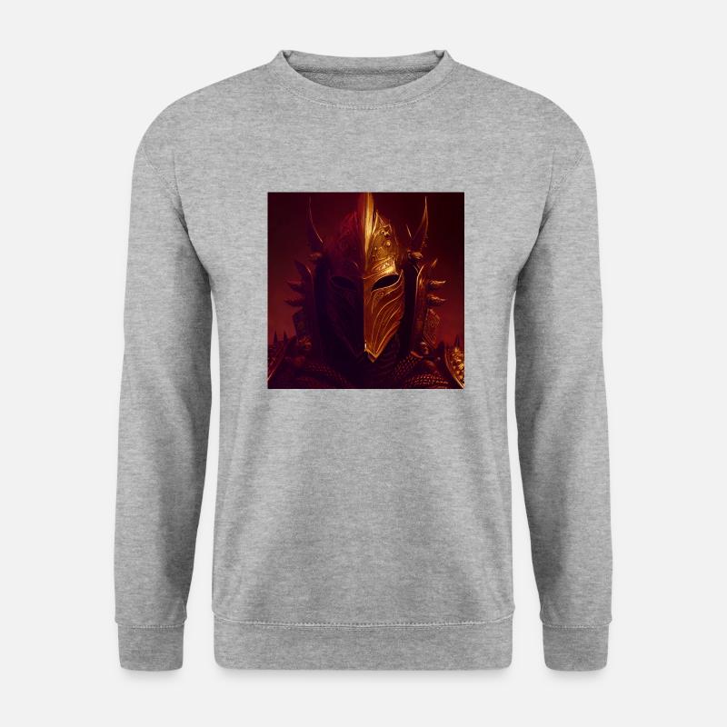 Armored Knight - Unisex Pullover - Weißgrau meliert