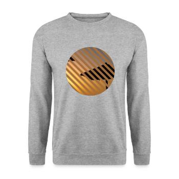 T-shirt Holiday Beach Holiday Summer Sun Cadeau - Sweat-shirt Unisexe - gris chiné - Devant - Alina (178cm) & Michal (187cm)