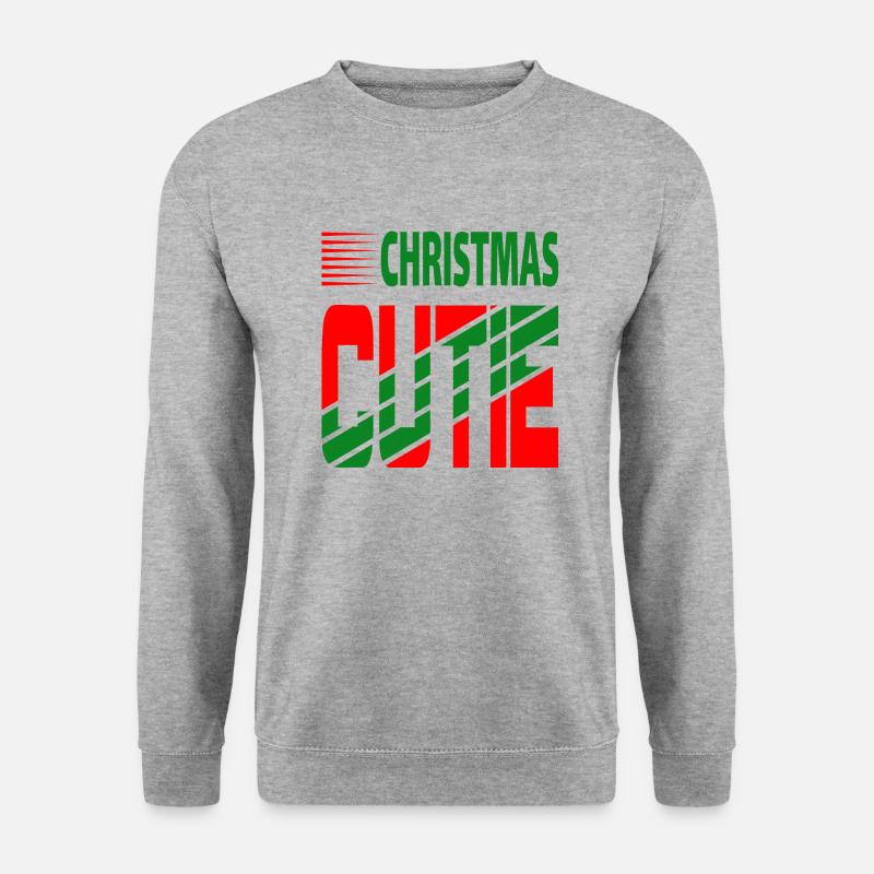 Christmas Cutie - Unisex Pullover - Weißgrau meliert
